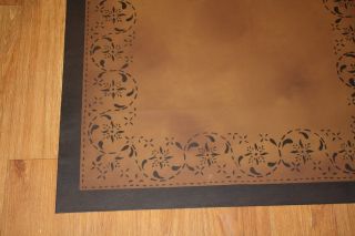 Private Listing,  4 ' X6 ' Floorcloth Area Rug.  Can ' T Beat The Price photo