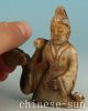Delicate Chinese Old Jade Handmade Carving Figure Collect Statue Netsuke Decor Necklaces & Pendants photo 1