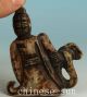 Delicate Chinese Old Jade Handmade Carving Figure Collect Statue Netsuke Decor Necklaces & Pendants photo 2