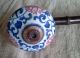Vintage Vietnam Chinese Yao Mien Porcelain & Bamboo Smoking Pipe Other Southeast Asian Antiques photo 4