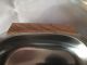 Mid Century Modern 18/8 Denmark Stainless Teak Handle Knob Divided Dish Tray Mid-Century Modernism photo 4