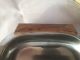 Mid Century Modern 18/8 Denmark Stainless Teak Handle Knob Divided Dish Tray Mid-Century Modernism photo 5