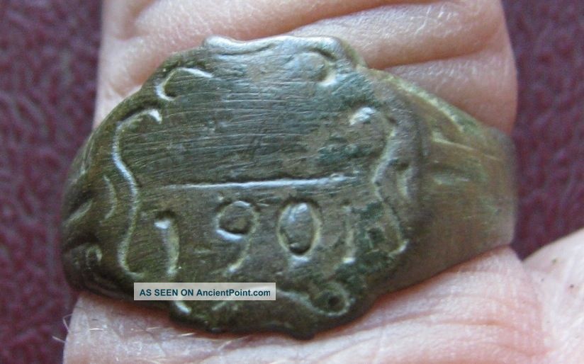 Metal Detector Find Finger Ring 11 Us 20.  5mm 9245 Roman photo