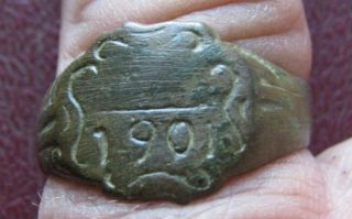 Metal Detector Find Finger Ring 11 Us 20.  5mm 9245 photo
