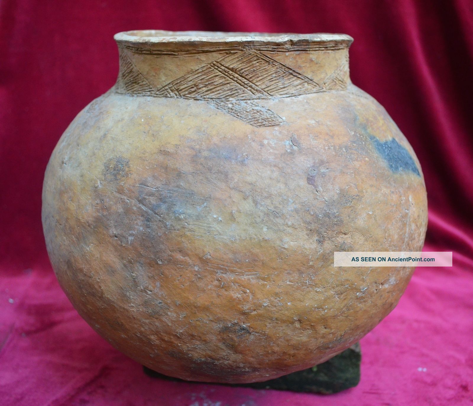Interesting And Rare Pre Columbian Large Vessel,  Columbia,  Quimbaya Culture The Americas photo