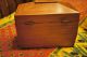 Antique 19th Century Tea Caddy Sarcophagus Shape Ivory Escutcheon 2 Compartments Boxes photo 4