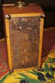 Antique 19th Century Tea Caddy Sarcophagus Shape Ivory Escutcheon 2 Compartments Boxes photo 7