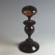 Antique Hard Wood Candle Sticks Candlesticks Other Antique Woodenware photo 2
