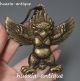 Tibetan Bronze Redpoll Winged Garuda Bird Eagle Buddha Statue Amulet Pendant Other Antique Chinese Statues photo 2