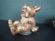 Rare Vintage Ideal Toy Company Teddy Bear Brass Industrial Metal Mold Prototype Industrial Molds photo 3