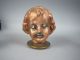 Rare Vintage Industrial Doll Head Copper Metal Mold Antique Industrial Molds photo 5