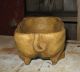 Pig Candle/candy/nut Bowl Primitive Carved Wood Style French Country Table Decor Primitives photo 5