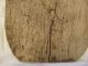 Old Antique Primitive Wooden Wood Bread Cutting Board Dough Plate Primitives photo 4