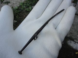 Ancient Roman Silver Medical Tool Dental Instrument Extremely Rare Artifact photo