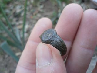 Ancient Roman Bronze Ring Very Rare Museum Quality Artifact photo