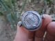 Ancient Roman Legionary Silver Ring Emperor Augustus Museum Quality Artifact Roman photo 9