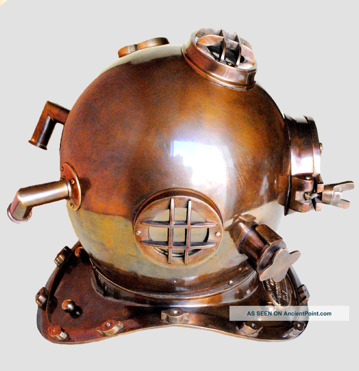 Maritime Brass Divers Helmet Us Navy Mark - V Antique Helmet Replica Model Gift Diving Helmets photo
