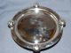 Antique Victorian A1 Silver Plate Gallery Edge Magnum Wine Or Champagne Coaster Dishes & Coasters photo 3