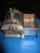 Antique Mermod Jaccard Co.  Quadruple Silver Plate Mechanical Jewelry Box 1884 Other Antique Silverplate photo 4