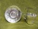 1900 French Sterling Silver (950) Coffee Cup (& Saucer) Art Nouveau St 104gr France photo 3
