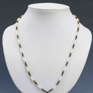 Chinese Natural Handcraft Jade Necklaces G895 photo