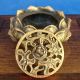 Antique Collectible Handmade Brass Incense Burner Lotus Gold Incense Burners photo 1