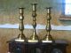 Antique Vintage Brass Beehive Candlestick Holder - Brass Candle Holders - (3) Metalware photo 6
