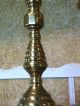 Antique Vintage Brass Beehive Candlestick Holder - Brass Candle Holders - (3) Metalware photo 7
