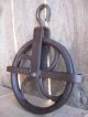 Antique Well Pulley/hay Wheel Other Antique Hardware photo 1