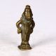1800 ' S Antique Vintage Indian Hindu God Figure Old Statue Brass Hand Made 1407a India photo 1