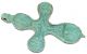 Authentic Medieval Knights Bronze Cross Pendant - Crucified Jesus Christ - O16 Roman photo 1