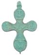 Authentic Medieval Knights Bronze Cross Pendant - Crucified Jesus Christ - O16 Roman photo 2