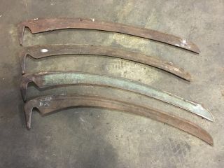 4 Lotantique Old Hand Sickle Scythe Blade Farm Tool Cutter Reaper Grim 28 