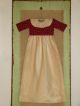 Primitive Doll Dress - Folkart - Handmade Stitchery - Home Decor - Grungy Primitives photo 2