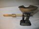 Antique 1800 ' S Stenciled Fairbanks Beam Balance Scale Scoop Cast Iron Japanned Scales photo 1