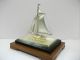 The Sailboat Of Silver Of The Most Wonderful Japan.  A Japanese Antique Other Antique Sterling Silver photo 3