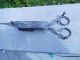 Antique Candle Wick Scissors Trimmer Snuffer With Tole Tray Ball Footed Vintage Other Antique Home & Hearth photo 6