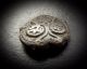 Silver Viking Domed Plaque Featuring A Bird Scrolled Tendril 9th - 12th Cent A.  D Scandinavian photo 1