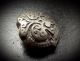 Silver Viking Domed Plaque Featuring A Bird Scrolled Tendril 9th - 12th Cent A.  D Scandinavian photo 4