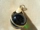 1880 ' S Green Glass And Brass Ball Waistcoat Button Buttons photo 2