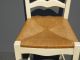 Three Ethan Allen Vintage French Country Rye Seats Barstools Bar Stools Post-1950 photo 5