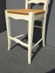 Three Ethan Allen Vintage French Country Rye Seats Barstools Bar Stools Post-1950 photo 6