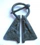 Circa.  800 A.  D Viking Period Decorative Bronze Omega Type Ring Brooch British photo 1