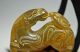 Delicate Chinese Old Jade Hand Carved Beast Pendant Sd19 Necklaces & Pendants photo 1