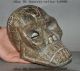 Old Chinese Hongshan Culture Hetian Jade Carved Skull And Crossbones Head Statue Other Antique Chinese Statues photo 4