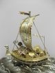 Silver985 The Japanese Treasure Ship.  205g/ 7.  22oz.  Takehiko ' S Work. Other Antique Sterling Silver photo 4