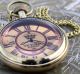 Solid Brass Retro Watch Vintage Victoria London Watch With Chain Xmas Clocks photo 1