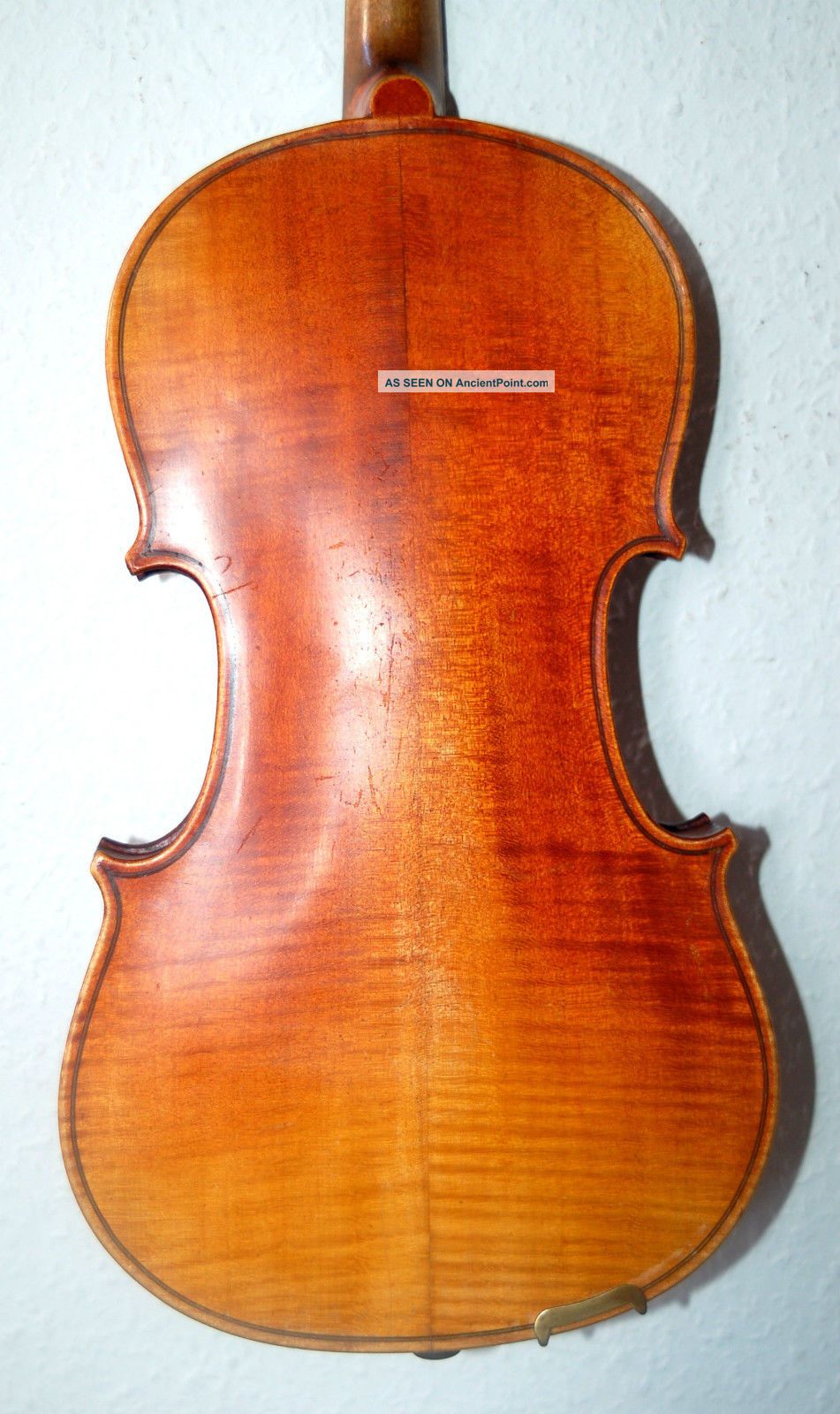 Antique Handmade German 4/4 Fullsize Violin - About 90 Years Old String photo