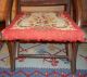 1870 80s Victorian Fold Up Carpet Chair Finish 1800-1899 photo 2