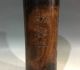 Chinese Exquisite Hand - Carved Text Carving Wooden Pen Holder Other Chinese Antiques photo 1